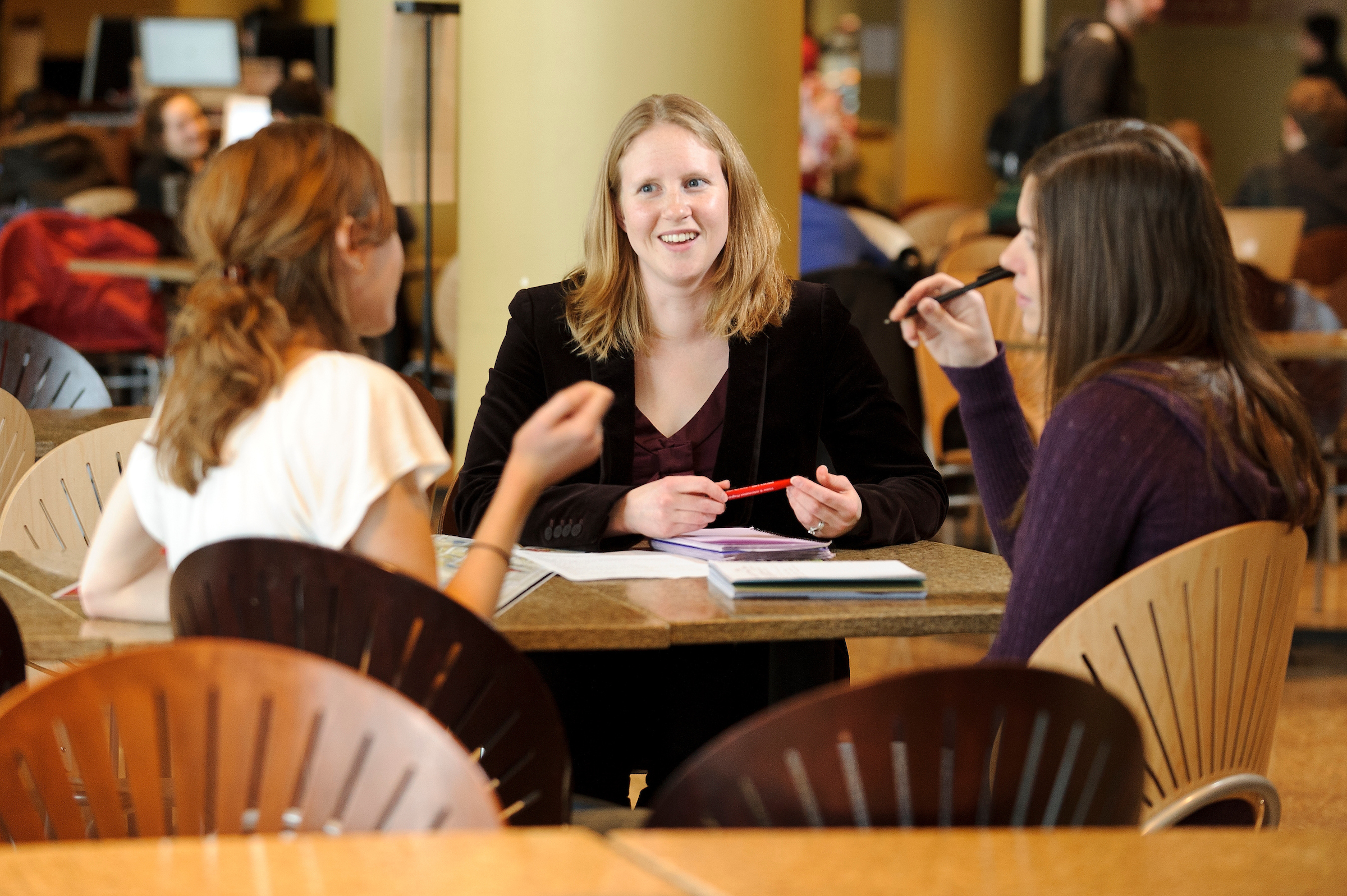 students meeting together