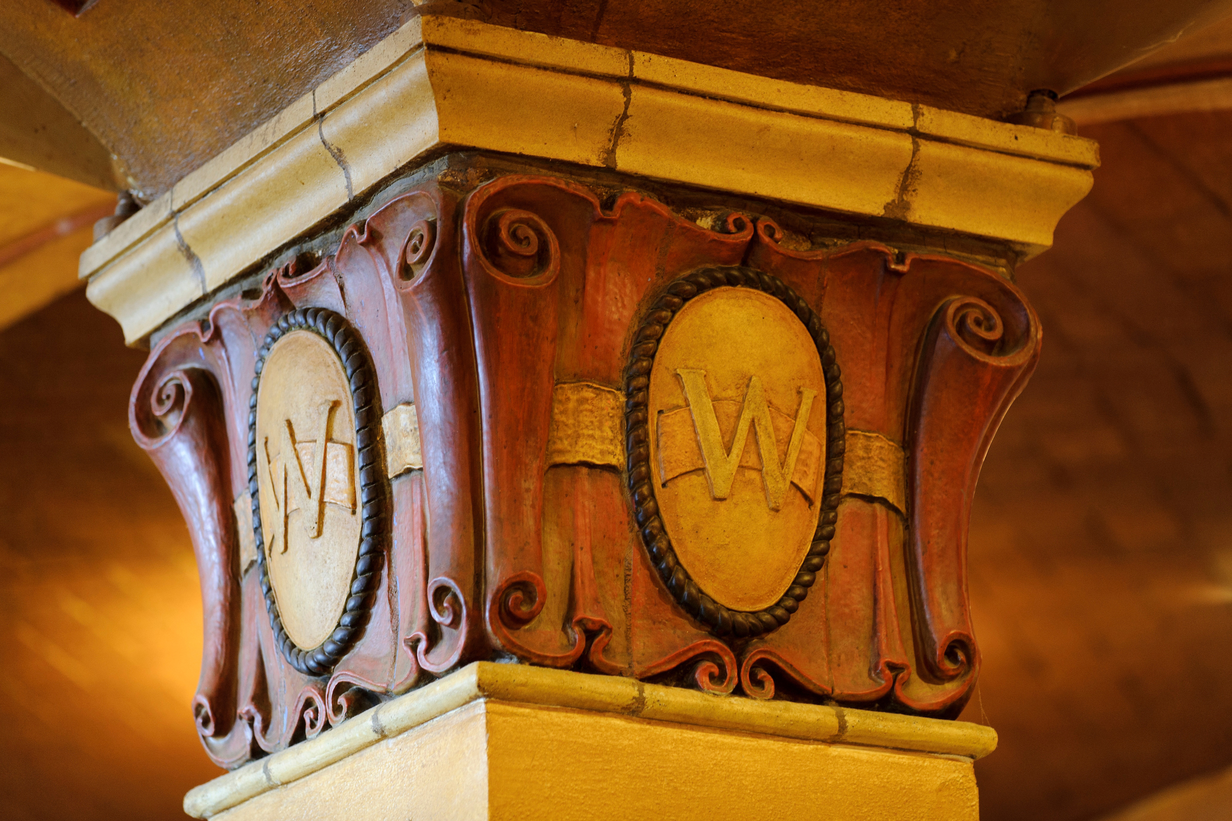 architectural details in the Memorial Union's Der Rathskeller
