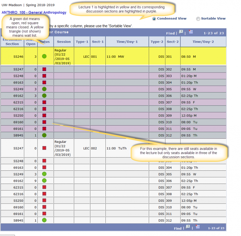 enrollment packages screen shot