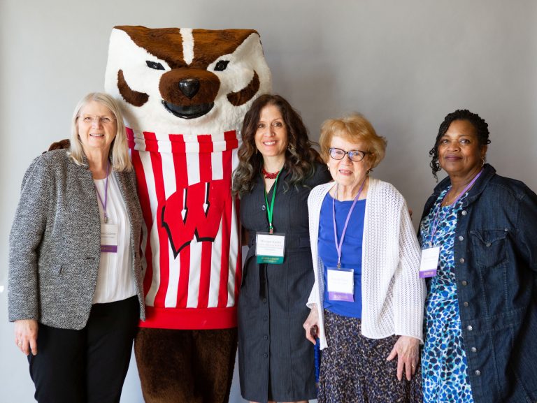 monique karlen and youmans university league donors with bucky